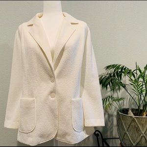 Alfred Dunner Vintage White Blazer